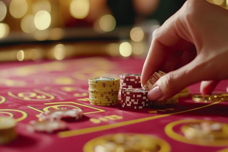 Poker Indonesia multi-table interface showing live gameplay